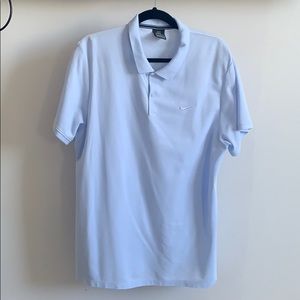 NIKE Light Dri Fit Light Blue Polo